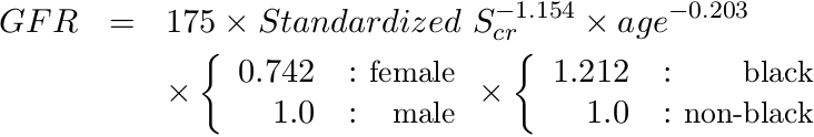 Formula for IDMS calibrated method